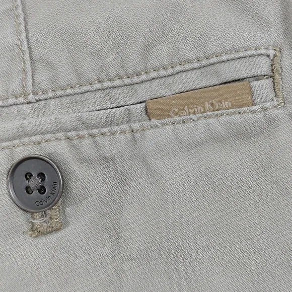 🟢 (PHIL) Calvin Klein Flat Front Cargo Shorts Size 30 - Picture 8 of 12